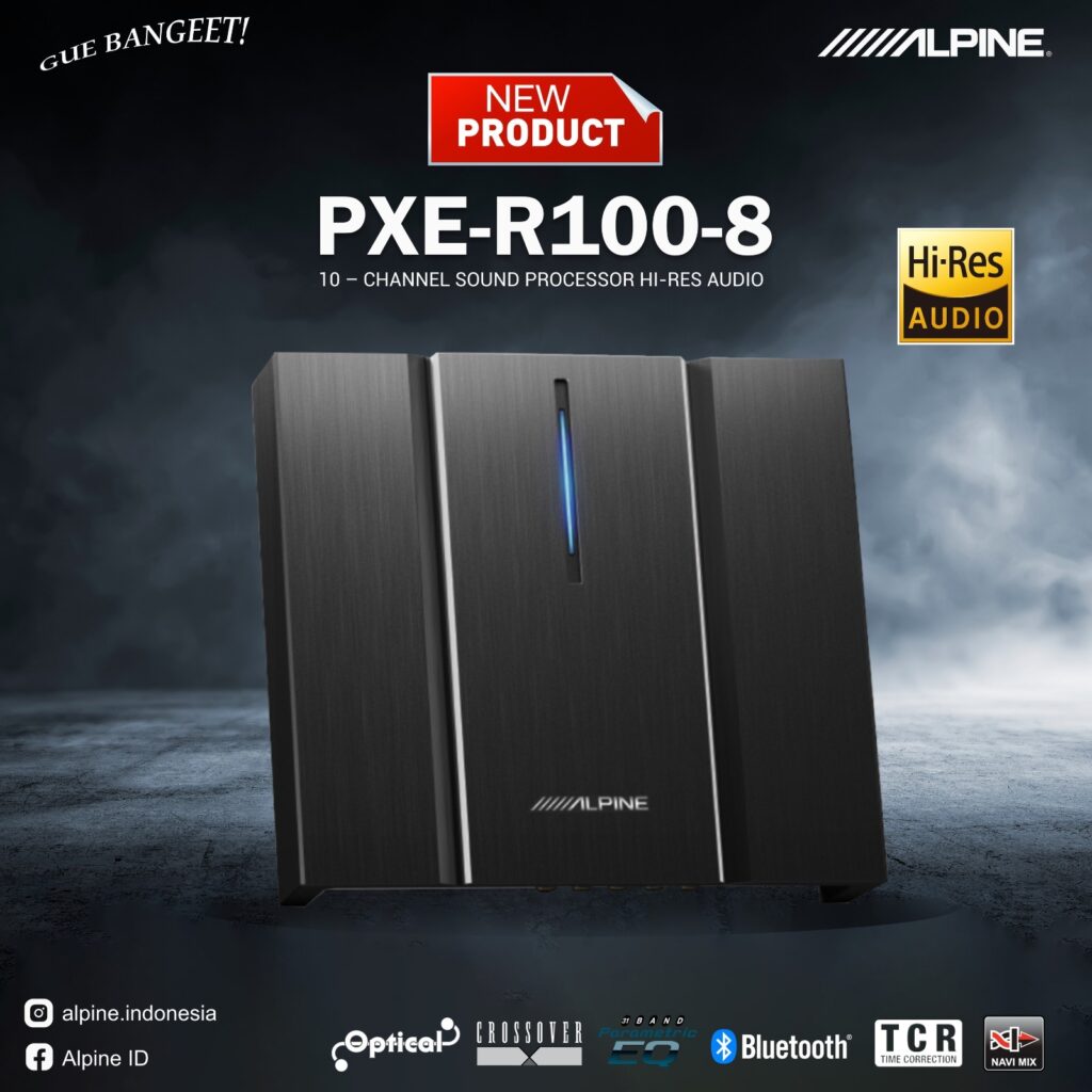 Alpine PXE-R100-8 : Perkuat Suara Dan Presisi Pada Car Audio Yang Selaras Dengan Musikmu 6