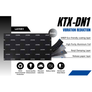Alpine KTX-DN1 Damping Sheet 2 mm WBEP eco-friendly aluminum butyl